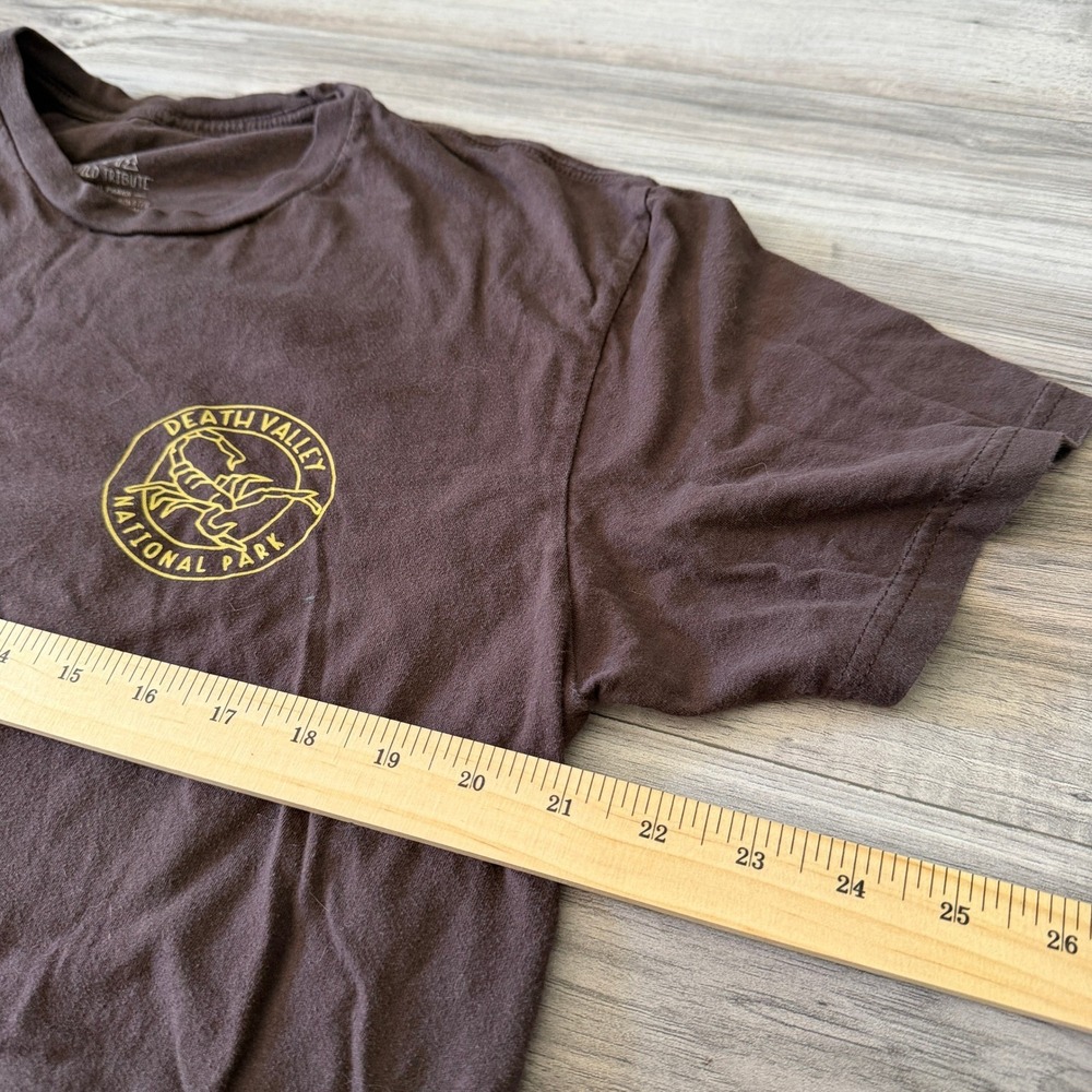 Wild Tribute Death Valley National Park T-Shirt Mens Large Brown Collectible Tee - Picture 8 of 10